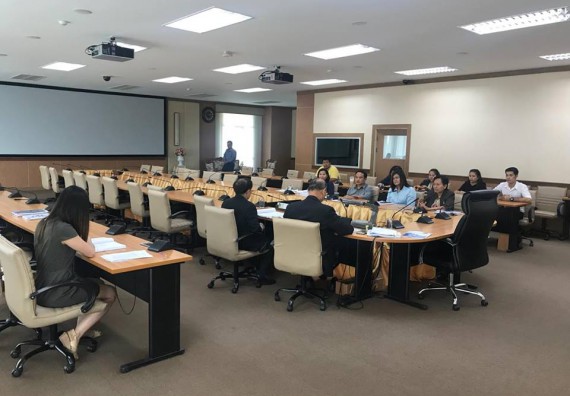 ภาพกิจกรรม คณะวิทยาศาสตร์และเทคโนโลยี เข้าร่วมการติดตามตรวจสอบและประเมินผลของหน่วยงาน