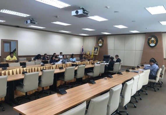 ภาพกิจกรรม คณะวิทยาศาสตร์และเทคโนโลยี เข้าร่วมการติดตามตรวจสอบและประเมินผลของหน่วยงาน