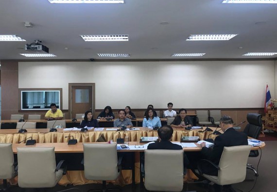 ภาพกิจกรรม คณะวิทยาศาสตร์และเทคโนโลยี เข้าร่วมการติดตามตรวจสอบและประเมินผลของหน่วยงาน