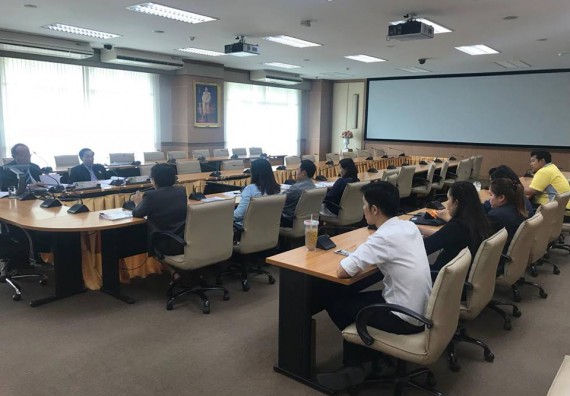 ภาพกิจกรรม คณะวิทยาศาสตร์และเทคโนโลยี เข้าร่วมการติดตามตรวจสอบและประเมินผลของหน่วยงาน