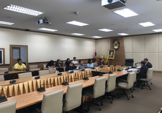 ภาพกิจกรรม คณะวิทยาศาสตร์และเทคโนโลยี เข้าร่วมการติดตามตรวจสอบและประเมินผลของหน่วยงาน