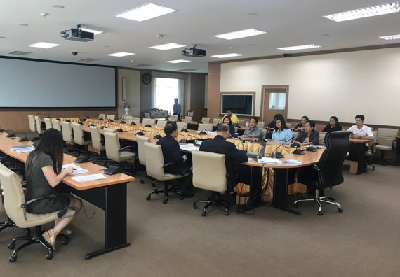 ภาพกิจกรรม คณะวิทยาศาสตร์และเทคโนโลยี เข้าร่วมการติดตามตรวจสอบและประเมินผลของหน่วยงาน