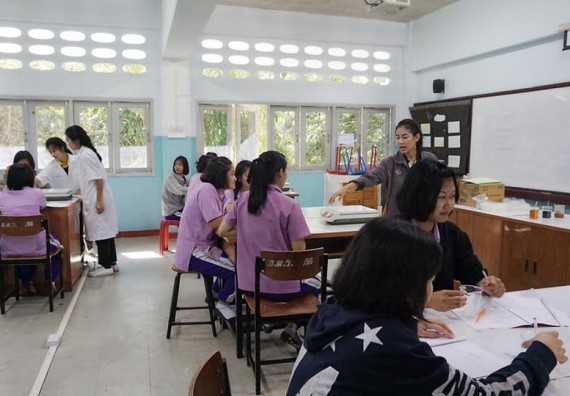 ภาพกิจกรรม โปรแกรมวิชาเคมี จัดการอบรมเชิงปฏิบัติการเสริมทักษะพื้นฐานทางเคมี