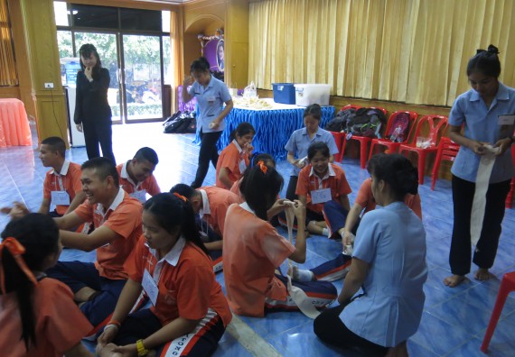 ภาพกิจกรรม โปรแกรมวิชาสาธารณสุขศาสตร์ กิจกรรมบริการวิชาการด้านสุขภาพ