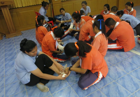 ภาพกิจกรรม โปรแกรมวิชาสาธารณสุขศาสตร์ กิจกรรมบริการวิชาการด้านสุขภาพ