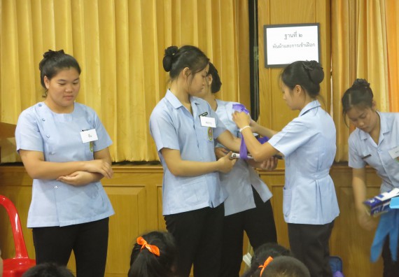 ภาพกิจกรรม โปรแกรมวิชาสาธารณสุขศาสตร์ กิจกรรมบริการวิชาการด้านสุขภาพ