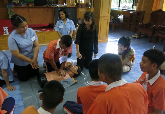 ภาพกิจกรรม โปรแกรมวิชาสาธารณสุขศาสตร์ กิจกรรมบริการวิชาการด้านสุขภาพ