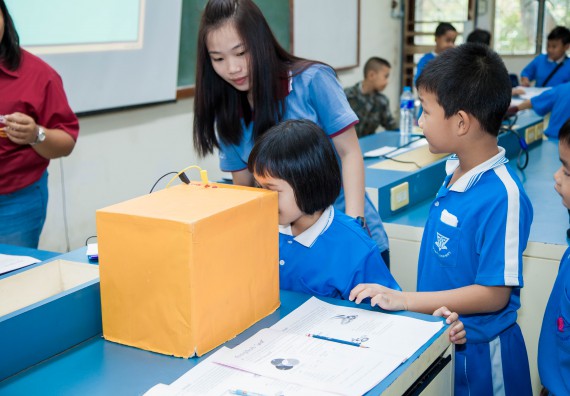 ภาพกิจกรรม คณะวิทยาศาสตร์และเทคโนโลยี จัดกิจกรรมค่ายวิทยาศาสตร์โรงเรียนอนุบาลกำแพงเพชร