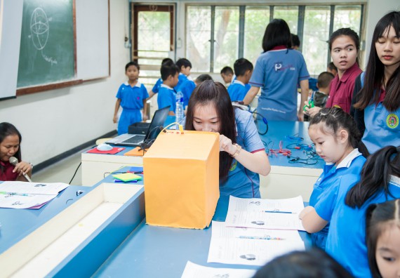 ภาพกิจกรรม คณะวิทยาศาสตร์และเทคโนโลยี จัดกิจกรรมค่ายวิทยาศาสตร์โรงเรียนอนุบาลกำแพงเพชร
