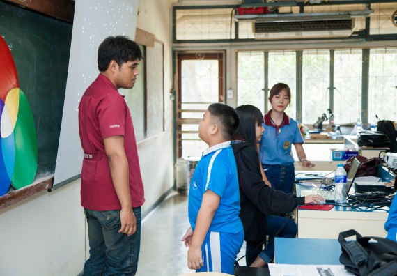 ภาพกิจกรรม คณะวิทยาศาสตร์และเทคโนโลยี จัดกิจกรรมค่ายวิทยาศาสตร์โรงเรียนอนุบาลกำแพงเพชร