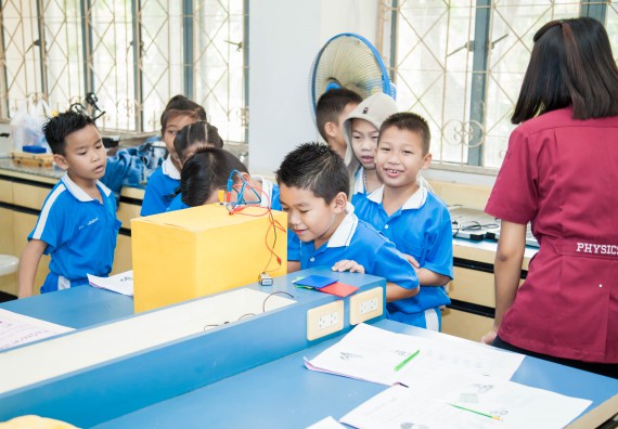 ภาพกิจกรรม คณะวิทยาศาสตร์และเทคโนโลยี จัดกิจกรรมค่ายวิทยาศาสตร์โรงเรียนอนุบาลกำแพงเพชร