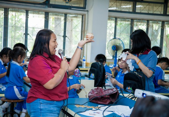 ภาพกิจกรรม คณะวิทยาศาสตร์และเทคโนโลยี จัดกิจกรรมค่ายวิทยาศาสตร์โรงเรียนอนุบาลกำแพงเพชร