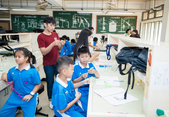 ภาพกิจกรรม คณะวิทยาศาสตร์และเทคโนโลยี จัดกิจกรรมค่ายวิทยาศาสตร์โรงเรียนอนุบาลกำแพงเพชร