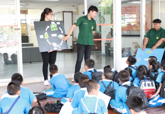 ภาพกิจกรรม คณะวิทยาศาสตร์และเทคโนโลยี จัดกิจกรรมค่ายวิทยาศาสตร์โรงเรียนอนุบาลกำแพงเพชร