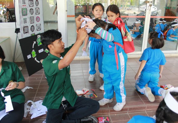 ภาพกิจกรรม คณะวิทยาศาสตร์และเทคโนโลยี จัดกิจกรรมค่ายวิทยาศาสตร์โรงเรียนอนุบาลกำแพงเพชร