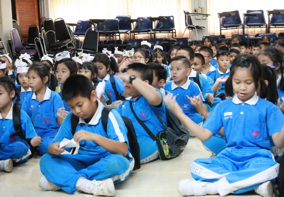 ภาพกิจกรรม คณะวิทยาศาสตร์และเทคโนโลยี จัดกิจกรรมค่ายวิทยาศาสตร์โรงเรียนอนุบาลกำแพงเพชร