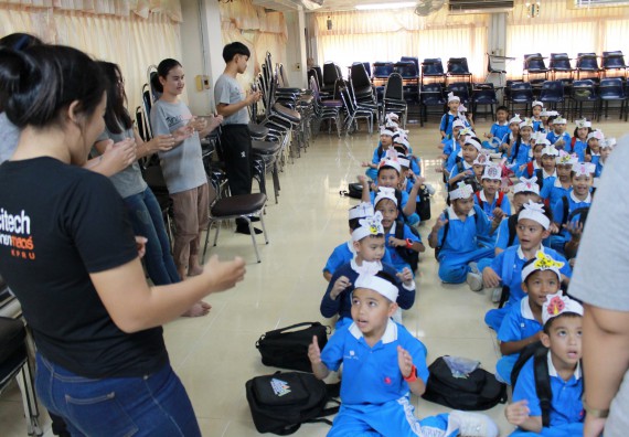 ภาพกิจกรรม คณะวิทยาศาสตร์และเทคโนโลยี จัดกิจกรรมค่ายวิทยาศาสตร์โรงเรียนอนุบาลกำแพงเพชร