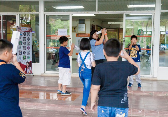 ภาพกิจกรรม คณะวิทยาศาสตร์และเทคโนโลยี จัดกิจกรรมค่ายวิทยาศาสตร์โรงเรียนอนุบาลกำแพงเพชร