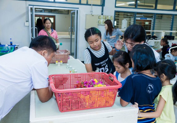 ภาพกิจกรรม คณะวิทยาศาสตร์และเทคโนโลยี จัดกิจกรรมค่ายวิทยาศาสตร์โรงเรียนอนุบาลกำแพงเพชร