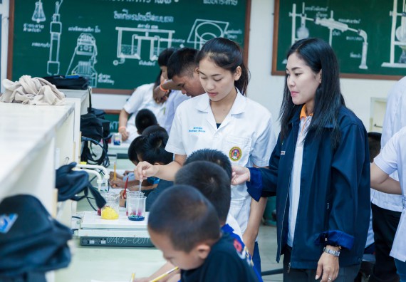 ภาพกิจกรรม คณะวิทยาศาสตร์และเทคโนโลยี จัดกิจกรรมค่ายวิทยาศาสตร์โรงเรียนอนุบาลกำแพงเพชร