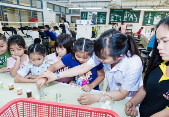 ภาพกิจกรรม คณะวิทยาศาสตร์และเทคโนโลยี จัดกิจกรรมค่ายวิทยาศาสตร์โรงเรียนอนุบาลกำแพงเพชร