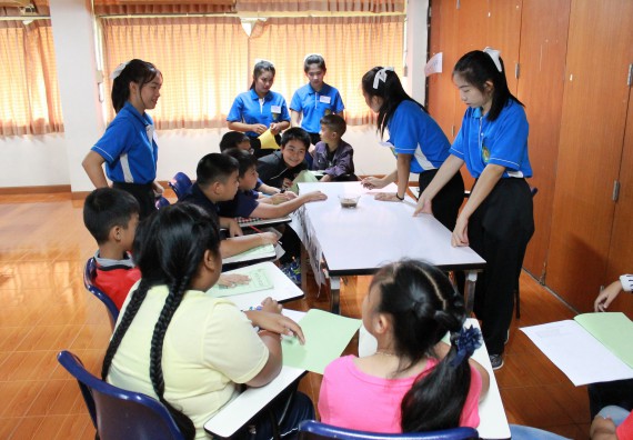 ภาพกิจกรรม คณะวิทยาศาสตร์และเทคโนโลยี จัดกิจกรรมค่ายวิทยาศาสตร์โรงเรียนอนุบาลกำแพงเพชร