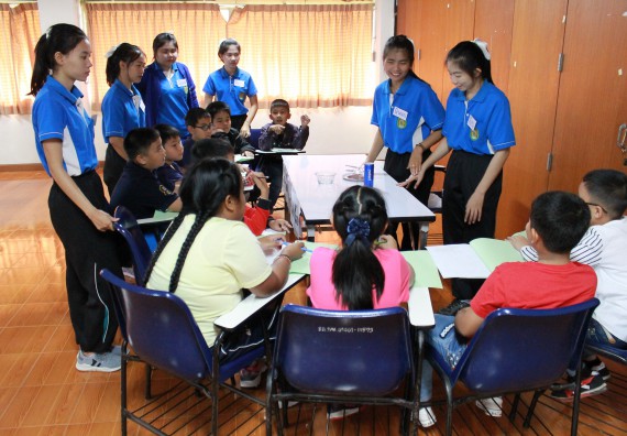 ภาพกิจกรรม คณะวิทยาศาสตร์และเทคโนโลยี จัดกิจกรรมค่ายวิทยาศาสตร์โรงเรียนอนุบาลกำแพงเพชร