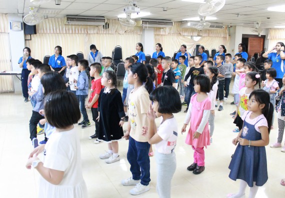 ภาพกิจกรรม คณะวิทยาศาสตร์และเทคโนโลยี จัดกิจกรรมค่ายวิทยาศาสตร์โรงเรียนอนุบาลกำแพงเพชร