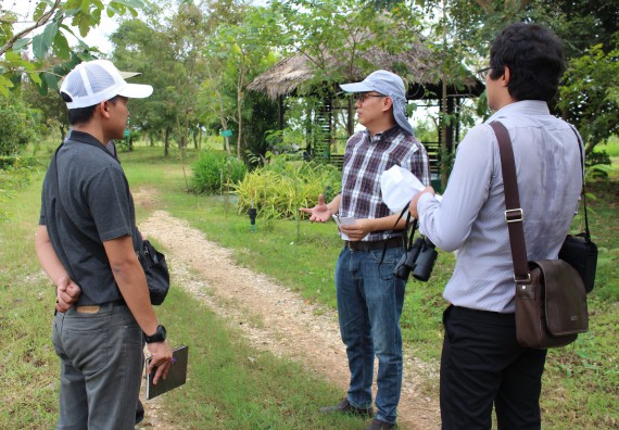 ภาพกิจกรรม คณะวิทยาศาสตร์และเทคโนโลยี จัดกิจกรรมสำรวจพื้นที่การอนุรักษ์ความหลากหลายทางชีวภาพ และการจัดทำสวนป่าสมุนไพร