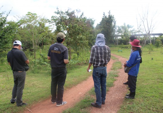 ภาพกิจกรรม คณะวิทยาศาสตร์และเทคโนโลยี จัดกิจกรรมสำรวจพื้นที่การอนุรักษ์ความหลากหลายทางชีวภาพ และการจัดทำสวนป่าสมุนไพร