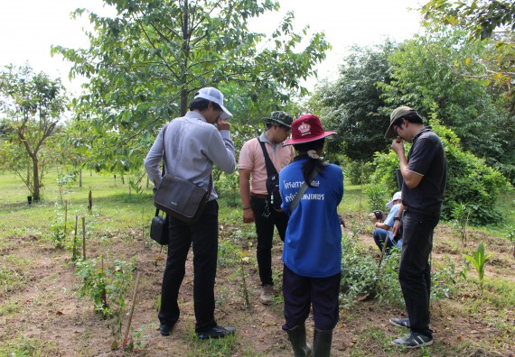 ภาพกิจกรรม คณะวิทยาศาสตร์และเทคโนโลยี จัดกิจกรรมสำรวจพื้นที่การอนุรักษ์ความหลากหลายทางชีวภาพ และการจัดทำสวนป่าสมุนไพร