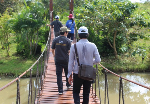 ภาพกิจกรรม คณะวิทยาศาสตร์และเทคโนโลยี จัดกิจกรรมสำรวจพื้นที่การอนุรักษ์ความหลากหลายทางชีวภาพ และการจัดทำสวนป่าสมุนไพร