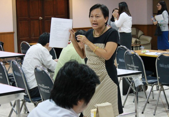 ภาพกิจกรรม คณะวิทยาศาสตร์และเทคโนโลยี จัดกิจกรรมการแลกเปลี่ยนเรียนรู้การจัดการเรียนการสอนเป็นภาษาอังกฤษ