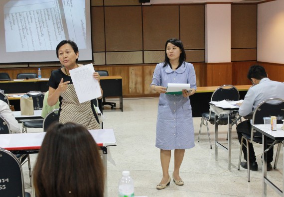 ภาพกิจกรรม คณะวิทยาศาสตร์และเทคโนโลยี จัดกิจกรรมการแลกเปลี่ยนเรียนรู้การจัดการเรียนการสอนเป็นภาษาอังกฤษ