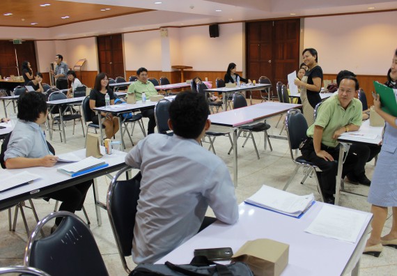 ภาพกิจกรรม คณะวิทยาศาสตร์และเทคโนโลยี จัดกิจกรรมการแลกเปลี่ยนเรียนรู้การจัดการเรียนการสอนเป็นภาษาอังกฤษ