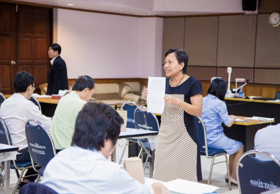 ภาพกิจกรรม คณะวิทยาศาสตร์และเทคโนโลยี จัดกิจกรรมการแลกเปลี่ยนเรียนรู้การจัดการเรียนการสอนเป็นภาษาอังกฤษ