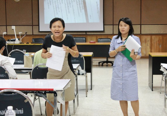 ภาพกิจกรรม คณะวิทยาศาสตร์และเทคโนโลยี จัดกิจกรรมการแลกเปลี่ยนเรียนรู้การจัดการเรียนการสอนเป็นภาษาอังกฤษ