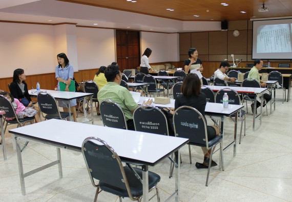 ภาพกิจกรรม คณะวิทยาศาสตร์และเทคโนโลยี จัดกิจกรรมการแลกเปลี่ยนเรียนรู้การจัดการเรียนการสอนเป็นภาษาอังกฤษ