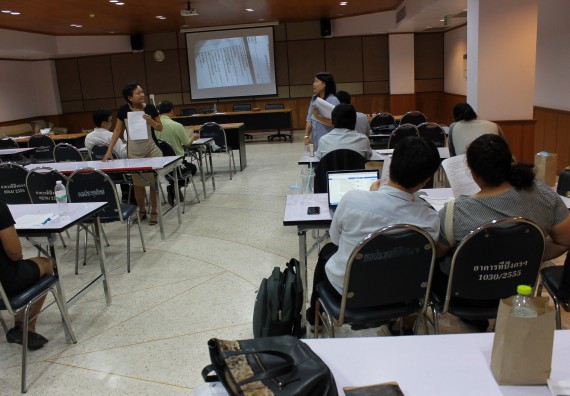 ภาพกิจกรรม คณะวิทยาศาสตร์และเทคโนโลยี จัดกิจกรรมการแลกเปลี่ยนเรียนรู้การจัดการเรียนการสอนเป็นภาษาอังกฤษ