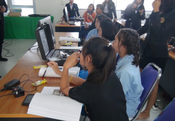 ภาพกิจกรรม โปรแกรมวิชาวิทยาการคอมพิวเตอร์ จัดโครงการสัมมนาทางด้านคอมพิวเตอร์และเทคโนโลยีสารสนเทศ เรื่อง เทคโนโลยีนวัตกรรมหุ่นยนต์สำหรับนักศึกษาเพื่อความพร้อมก้าวสู่ศตวรรษที่ 21