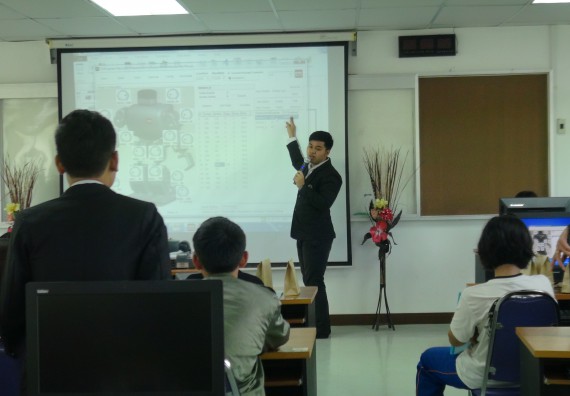ภาพกิจกรรม โปรแกรมวิชาวิทยาการคอมพิวเตอร์ จัดโครงการสัมมนาทางด้านคอมพิวเตอร์และเทคโนโลยีสารสนเทศ เรื่อง เทคโนโลยีนวัตกรรมหุ่นยนต์สำหรับนักศึกษาเพื่อความพร้อมก้าวสู่ศตวรรษที่ 21