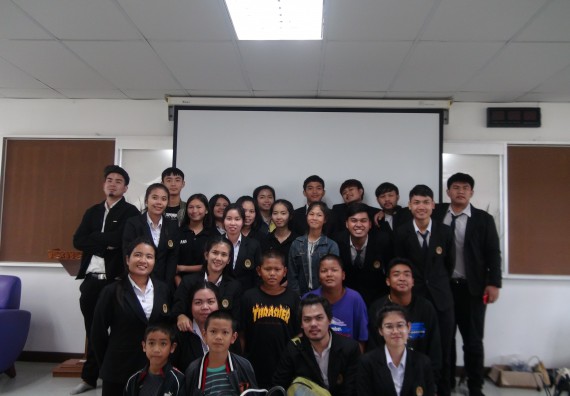 ภาพกิจกรรม โปรแกรมวิชาวิทยาการคอมพิวเตอร์ จัดโครงการสัมมนาทางด้านคอมพิวเตอร์และเทคโนโลยีสารสนเทศ เรื่อง เทคโนโลยีนวัตกรรมหุ่นยนต์สำหรับนักศึกษาเพื่อความพร้อมก้าวสู่ศตวรรษที่ 21