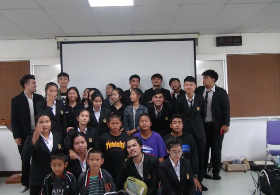 ภาพกิจกรรม โปรแกรมวิชาวิทยาการคอมพิวเตอร์ จัดโครงการสัมมนาทางด้านคอมพิวเตอร์และเทคโนโลยีสารสนเทศ เรื่อง เทคโนโลยีนวัตกรรมหุ่นยนต์สำหรับนักศึกษาเพื่อความพร้อมก้าวสู่ศตวรรษที่ 21