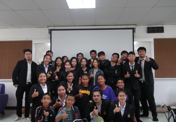 ภาพกิจกรรม โปรแกรมวิชาวิทยาการคอมพิวเตอร์ จัดโครงการสัมมนาทางด้านคอมพิวเตอร์และเทคโนโลยีสารสนเทศ เรื่อง เทคโนโลยีนวัตกรรมหุ่นยนต์สำหรับนักศึกษาเพื่อความพร้อมก้าวสู่ศตวรรษที่ 21