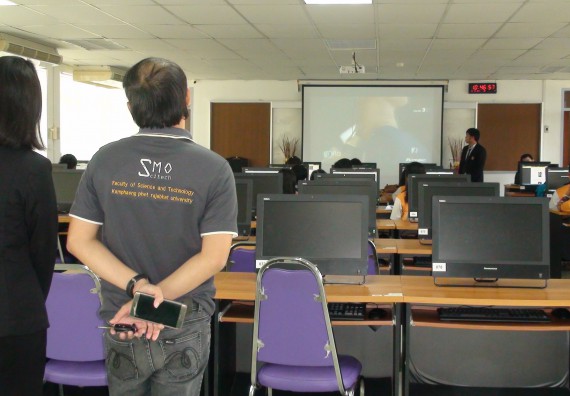 ภาพกิจกรรม โปรแกรมวิชาวิทยาการคอมพิวเตอร์ จัดโครงการสัมมนาทางด้านคอมพิวเตอร์และเทคโนโลยีสารสนเทศ เรื่อง เทคโนโลยีนวัตกรรมหุ่นยนต์สำหรับนักศึกษาเพื่อความพร้อมก้าวสู่ศตวรรษที่ 21