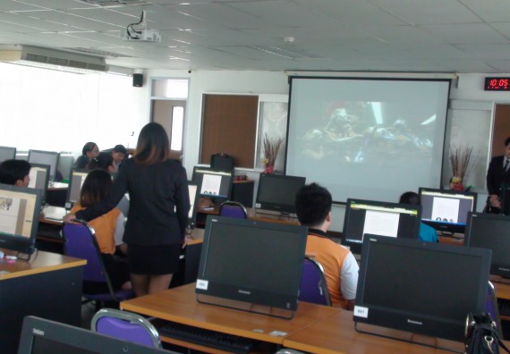 ภาพกิจกรรม โปรแกรมวิชาวิทยาการคอมพิวเตอร์ จัดโครงการสัมมนาทางด้านคอมพิวเตอร์และเทคโนโลยีสารสนเทศ เรื่อง เทคโนโลยีนวัตกรรมหุ่นยนต์สำหรับนักศึกษาเพื่อความพร้อมก้าวสู่ศตวรรษที่ 21