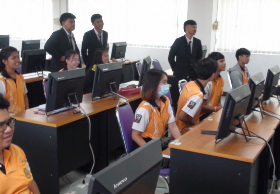 ภาพกิจกรรม โปรแกรมวิชาวิทยาการคอมพิวเตอร์ จัดโครงการสัมมนาทางด้านคอมพิวเตอร์และเทคโนโลยีสารสนเทศ เรื่อง เทคโนโลยีนวัตกรรมหุ่นยนต์สำหรับนักศึกษาเพื่อความพร้อมก้าวสู่ศตวรรษที่ 21