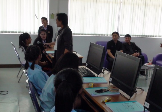 ภาพกิจกรรม โปรแกรมวิชาวิทยาการคอมพิวเตอร์ จัดโครงการสัมมนาทางด้านคอมพิวเตอร์และเทคโนโลยีสารสนเทศ เรื่อง เทคโนโลยีนวัตกรรมหุ่นยนต์สำหรับนักศึกษาเพื่อความพร้อมก้าวสู่ศตวรรษที่ 21