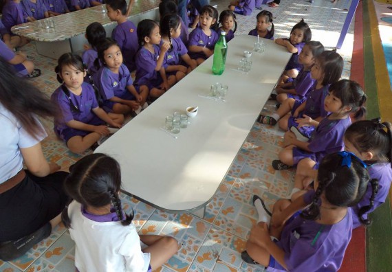 ภาพกิจกรรม คณะวิทยาศาสตร์และเทคโนโลยี จัดกิจกรรมพัฒนาทักษะทางด้านวิทยาศาสตร์สำหรับนักเรียนชั้นอนุบาล