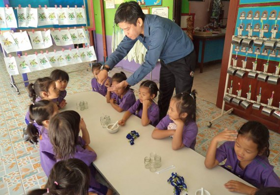 ภาพกิจกรรม คณะวิทยาศาสตร์และเทคโนโลยี จัดกิจกรรมพัฒนาทักษะทางด้านวิทยาศาสตร์สำหรับนักเรียนชั้นอนุบาล